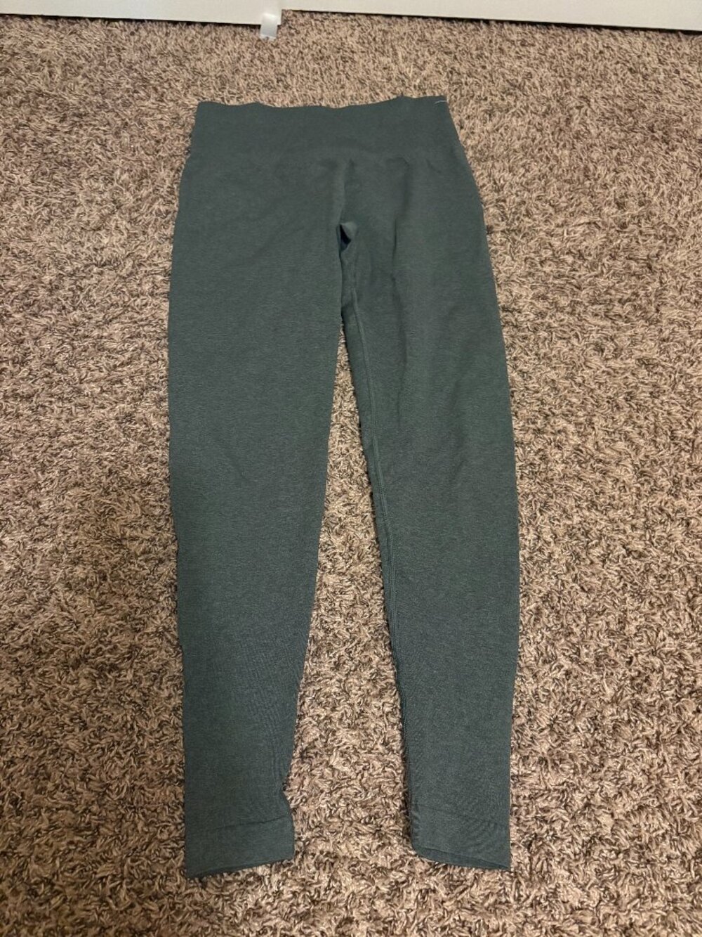 Buff Bunny Collection Leggings Estimated Size Medium Charcoal Gray Ankle Neutral
